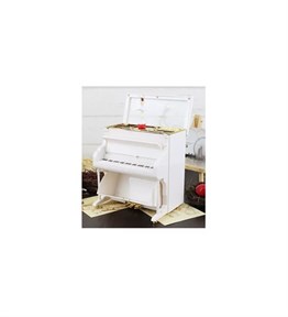 Mobgift Duvar Piyanosu/Upright Piano Kurmalı Müzik Kutusu 