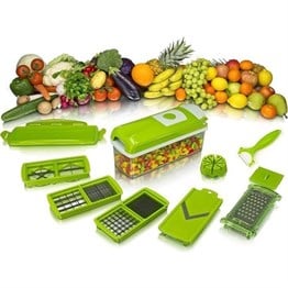 Mobgift Nicer Dicer Plus Çok Fonksiyonlu Mutfak Robotu Sebze Meyve Dilimleyici Doğrayıcı